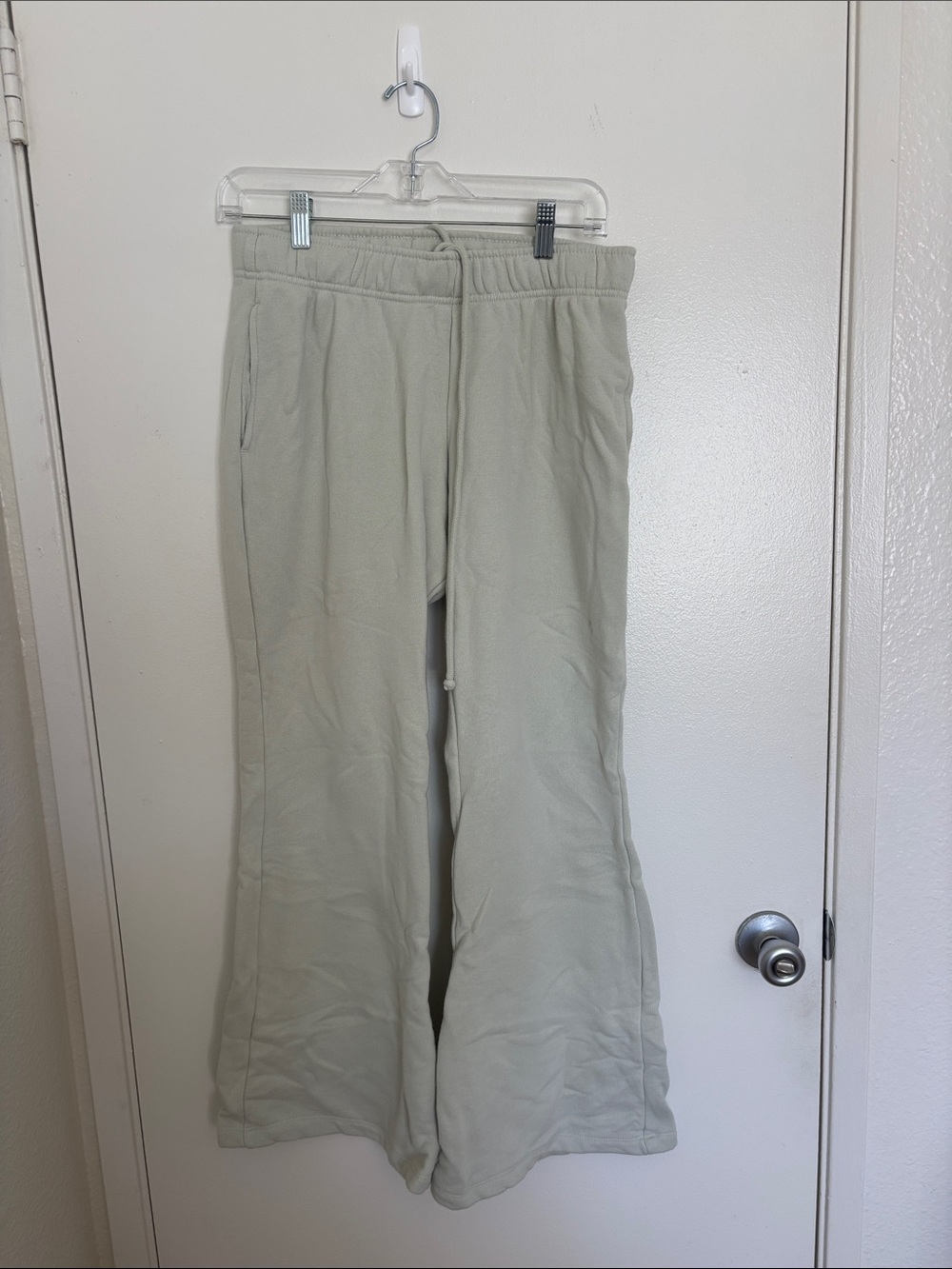 Wild Fable Light Sage Flared Drawstring Sweatpants